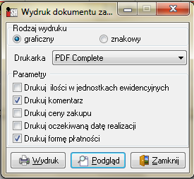 Możemy tutaj wpisać ilość zamawianą ręcznie według własnego uznania.