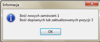 realizacja zamówień od odbiorców po wywołaniu z menu przeglądu zamówień operacji Zamówienia Automatyczne zamówienia, powoduje wystawienie dla dostawcy zamówienia na wszystkie towary, do których jest