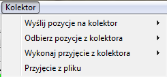 Współpraca z kolektorem danych dokładna instrukcja współpracy z kolektorem danych jest zawarta w rozdziale Narzędzia dodatkowe do współpracy z ihurt.