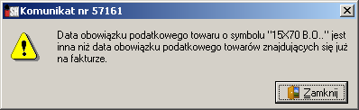 1. Pole Wartość dla zwykłych faktur nie jest edytowalne (nie można tutaj nic wpisać). Pokazana jest w nim wartość brutto faktury uaktualniana wraz z dopisywaniem pozycji.