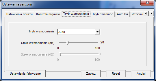 NVIP-1DN5000V/IR-1P Instrukcja obsługi wer.1.0 INTERFEJS WWW - PRACA Z KAMERĄ W zakładce Ustawienia obrazu można dostosować poziom jasności, saturacji i kontrastu.