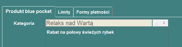 III. Opis funkcjonalności. 1. Gastro Szef Definicja Grupy Kart Rabatowych dla blue pocket.