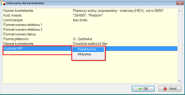 9. Ustawienie daty dla KZ i FI W definicji dokumentów dla korekt zakupu i faktur importowych dodane zostało ustawienie daty, z którą dokument trafi do Księgi Handlowej. 10.
