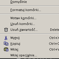 Po wykonanu tych czynnośc dane nterpretowane są poprawne przez program, co moŝna poznać po tym, Ŝe wszystke lczby dosunęte są do prawej strony.