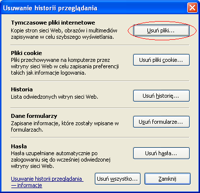 Konfiguracja przeglądarki Internet Explorer w wersji 7 i 8 1. Korzystając z menu wybieramy Narzędzia, a następnie Opcje internetowe.