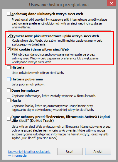 Jak wyłączyć obsługę plików cookie w przeglądarkach internetowych? 3/12 2.