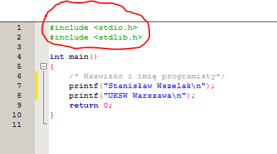 3. Plików nagłówkowe (wsadowe) Gotowe dyrektywy jako pliki wsadowe kompilatora lub gotowe procedury wcześniej zdefiniowane przez programistę.