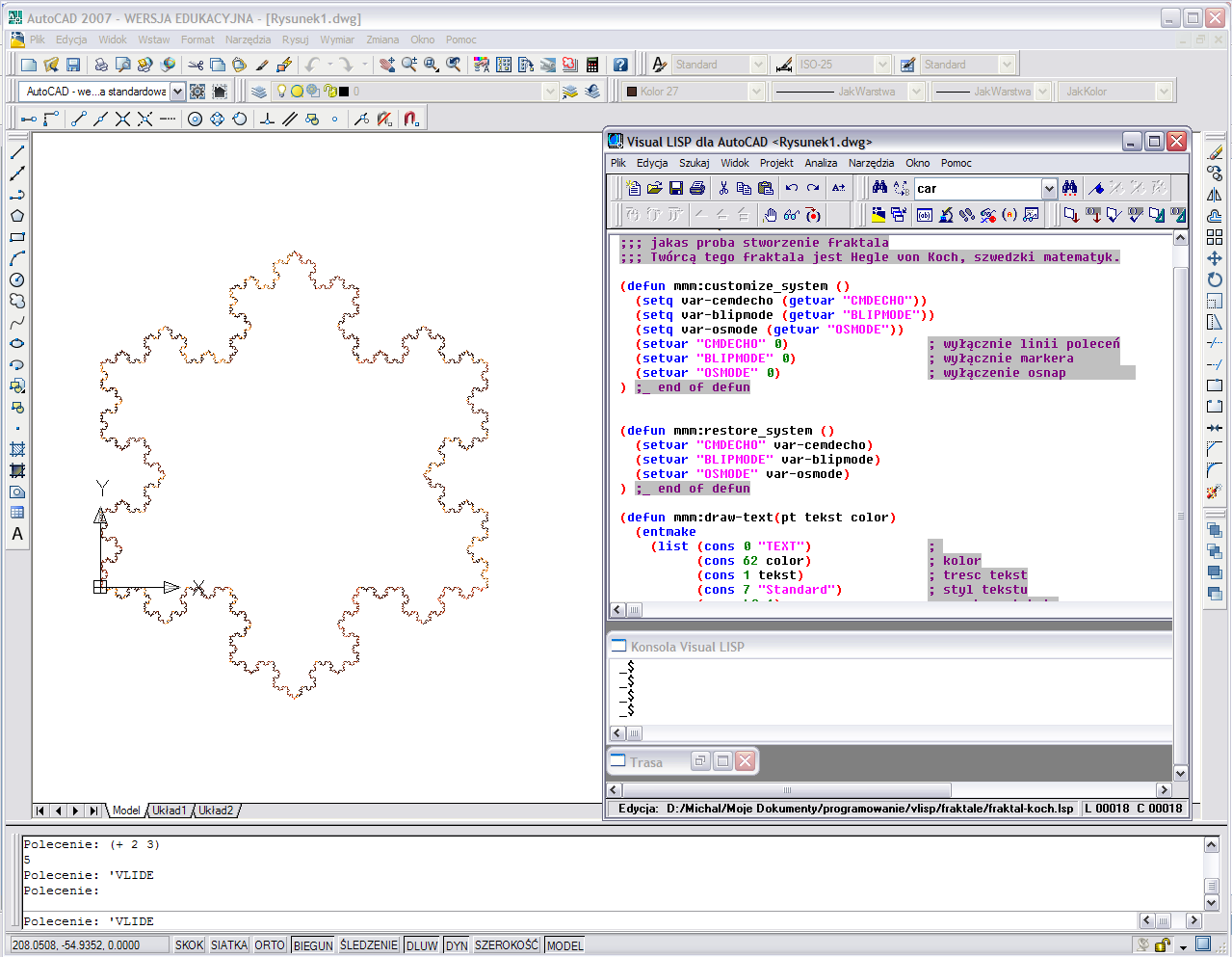 Programy CAD AutoCAD VisualLISP