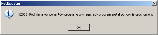 Czas pobierania aktualizacji zaleŝy od przepustowości i obciąŝenia łączy internetowych. Postęp przesyłania plików jest widoczny w oknie logowania, co pokazano na rysunku 2.4. Rysunek 2.