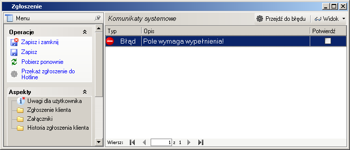 20 Instrukcja obsługi programu Asystent Hotline Rysunek 2.
