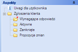 22 Instrukcja obsługi programu Asystent Hotline pomocą myszy nazwę odpowiedniej kolumny (z rejonu oznaczonego numerem 5) do obszaru grupowania.