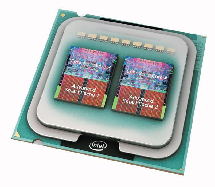 Core i7 4 rdzenie i więcej Czterordzeniowy procesor Intela Core 2 Quad Q6600, Q6400 i Q6300 to właściwie