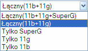 Poniżej menu dla Interfejsu WLAN: Ustawienia Ogólne Kliknij Ustawienia Ogólne, aby przejść do następujących ustawień: Włącz funkcję WLAN - istotna opcja (warta podkreślenia dlatego, że często nie