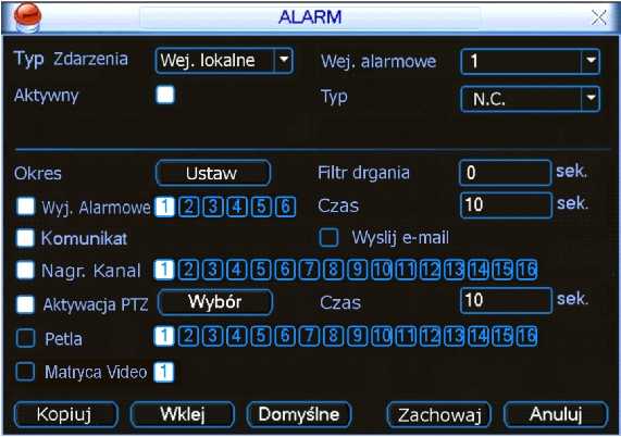 STRUKTURA MENU I OPIS DOSTĘPNYCH FUNKCJI przełączania pojedynczych obrazów. W menu rejestratora można przydzielić dowolne kanały do poszczególnych wyjść.