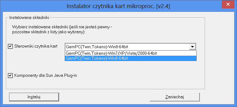 następnie pojawi się kolejne okno Kontrola konta użytkownika, w którym należy kliknąć na przycisk TAK.