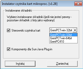 W celu kontynuowania wspomnianego procesu, naleŝy kliknąć na przycisk TAK. 2.