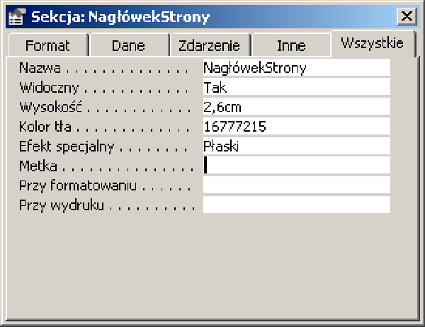 Raporty W celu wyświetlania lub wydruku informacji zawartej w bazie danych są używane raporty. W celu szybkiego wygenerowania raportu można użyć funkcji AutoRaport. Wybieramy zakładkę Raporty.