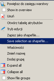 Przygotowanie mapy będzie moŝliwe tylko wtedy gdy