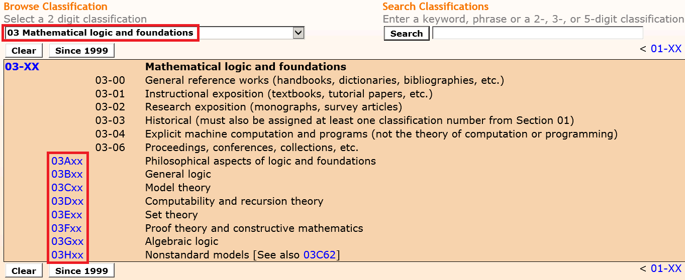 4. System klasyfikacyjny Mathematics Subject Classification zalety i struktura systemu klasyfikacyjnego pierwszy i drugi poziom