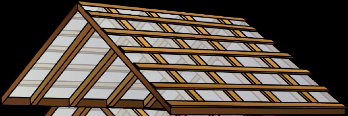 KONSTRUKCJA DACHU 5 Montaż paneli dachowych na rąbek firmy Włastal można zastosować zarówno w przypadku dachu z pełnym deskowaniem, jak i w przypadku niepełnego deskowania z wykorzystaniem membrany