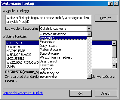 Rys. 4 Blokowanie okienek względem komórki C3 1.5 FUNKCJE W MS EXCEL Istotą arkusza kalkulacyjnego jest jednak umiejętność liczenia.