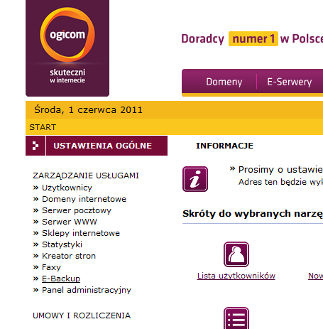 KROK 1 KROK 2 KROK 3 PROSTOTA W TRZECH KROKACH Utworzenie konta na serwerze i instalacja oprogramowania klienckiego. Utworzenie zadania backupu.