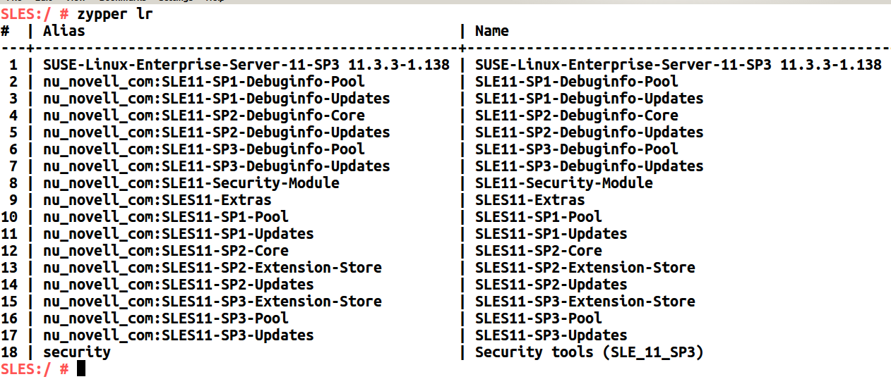 SUSE Linux Enterprise Server aktualizacje zypper ref; zypper lu; zypper up zypper