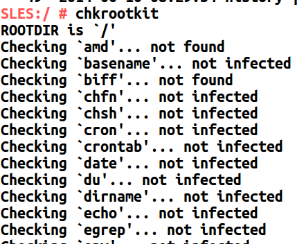 Host Intrusion Detection System rootkity chkrootkit, rkhunter narzędzia nie są dostępne