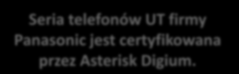telefonów UT firmy Panasonic