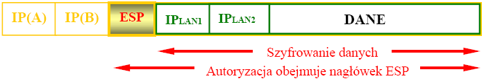 Tak więc Vigor w ramach ESP może realizować: szyfrowanie DES (z pominięciem procesu autoryzacji pakietów) szyfrowanie 3DES (z pominięciem procesu autoryzacji pakietów) szyfrowanie AES (z pominięciem