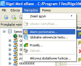 Informacje podzielone są na zakładki: Szczegóły wpisu Wyniki testu Części Aplikacyjne (AP) Sekwencja testu Czas do następnego testu jest automatycznie przesyłany z testera, tym niemniej jednak