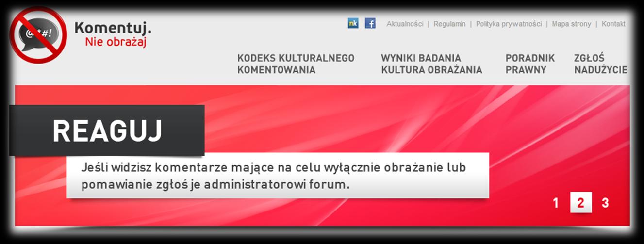 określone zachowania ujęte w 3 elementy: 1. Komentuj - Bądź aktywny na forach dyskusyjnych.