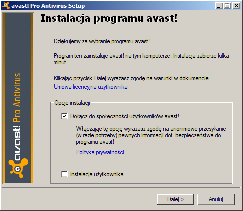 instalacyjnego na dysku: 2.