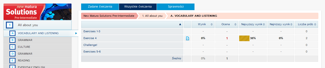 Zadanie od nauczyciela Gdy nauczyciel zada Ci ćwiczenia, pojawią się one na Twojej Stronie głównej. Układają się one według ostatecznej daty wysłania rozwiązanego zadania domowego do nauczyciela.