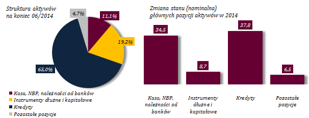 4. GŁÓWNE KIERUNKI ROZWOJU Rekordowy wzrost sumy bilansowej sektora bankowego Wykres 23.