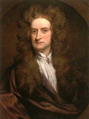 Sir Isaac Newton (ur. 4 stycznia 1643, zm. 31 marca 1727) angielski fizyk, matematyk, astronom, filozof, historyk, badacz Biblii i alchemik.