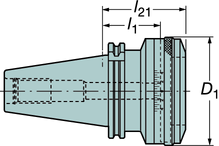 l 1 = długość programowa Wymiary, mm, cale Wielkość złącza Oznaczenie Chłodziwo1) D 1 mm D 1 cale D 5m mm D 5m cale l 1 mm l 1 cale l 21 mm l 21 cale U Wielkość suwaka C5 C5-391.277-01 040A 1 86 3.