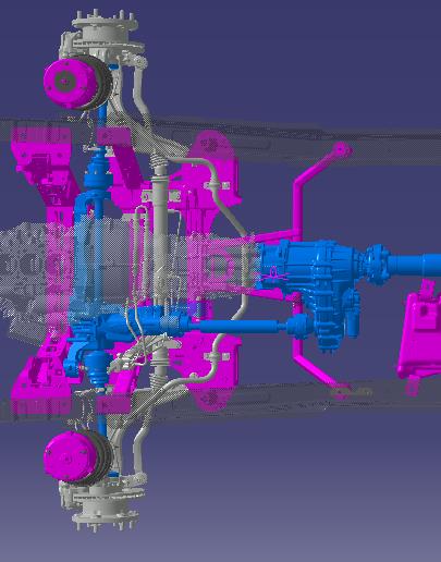 Skrzynia dystrybucji napędu elektomotor Załączenie napędu następuje przy pomocy