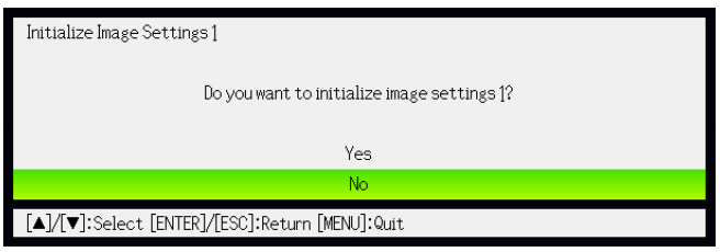 4. Za pomocą strzałki w dół wybrać opcję przywrócenia ustawień: Restore Menu Defaults i zatwierdzić wybór klawiszem [ENTER] 5.