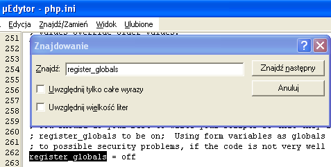 1. Instalacja Systemu CMS Joomla! Kliknij na ikonę pliku instalacyjnego JoomlaPE1_0_15a.exe, wybierz opcję pełnego tłumaczenia.