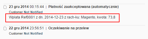 emszmal 3: Automatyczne księgowanie przelewów w sklepie internetowym Magento (plugin dostępny w wersji ecommerce) Zastosowanie Rozszerzenie to przeznaczone jest dla właścicieli sklepów internetowych