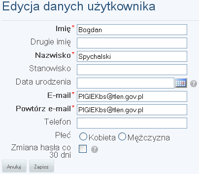14.2.2 Przebieg 1. Zaloguj się do systemu LEM-dyfuzja innowacji wśród MSP z uprawnieniem Administrator biznesowy. 2. Z menu bocznego wybierz zakładkę Panel zarządzający. 3.