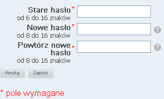 Rysunek 72 Edycja danych przykładowego użytkownika 4. Dokonaj korekty w polach formularza danych osobowych. 5.
