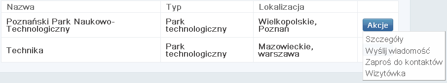 10.1.2 Przebieg dla każdego użytkownika 1. Zaloguj się do systemu LEM-dyfuzja innowacji wśród MSP. 2. Z menu bocznego wybierz zakładkę Wyszukiwarki. 3. Wybierz zakładkę Znajdź profil.