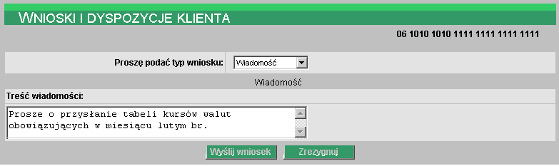 ROZDZIAŁ 6 WNIOSKI ZŁOŻENIE WNIOSKU Opcja Wnioski umożliwia m.in.