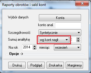 W obecnie dostarczanej nowym klientom wersji programu zostały dodane konta 602 z analityką taką samą dla mediów jak w kontach 402 i 702.