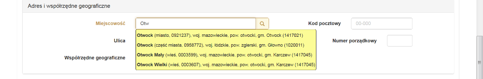 użytkowników tego samego podmiotu wprowadzającego dane. W przeciwnym przypadku pojawi się komunikat o błędach. Przycisk Anuluj, powoduje powrót do poprzedniego okna menu.