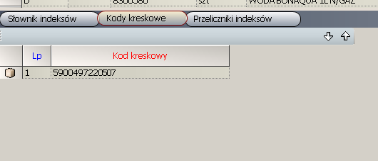 Jednostka miary jednostka miary indeksu, pole nie może być puste Nazwa nazwa indeksu, pole nie może być puste Stawka VAT stawka VAT indeksu, pole nie może być puste PKWiU PKWiU indeksu, wymagane dla