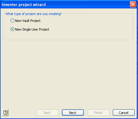 5 Typ: New Vault Project jest tworzony dla zadania realizowanego przez wielu uŝytkowników nad jednym projektem. Typ: New Single User Project jest tworzony dla pojedynczego uŝytkownika.