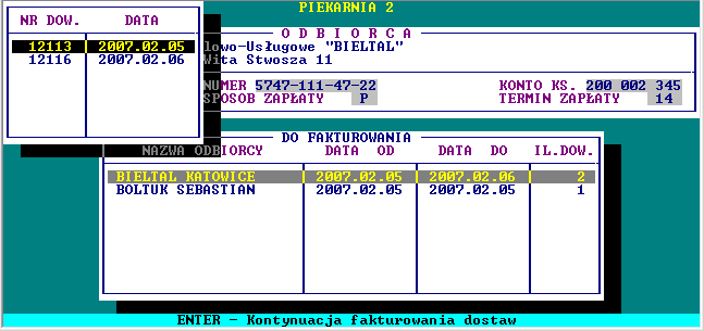 Zawiera surowce oraz wyroby gotowe spisane na remanencie. W przypadku surowców wydruk dodatkowo zawiera informacje o cenie i wartości. 5.